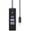 HUB 3-portowy input: USB-C 3.0 / output: 2x USB-A 3.0 + 1x USB-C 3.0 καλώδιο 0,15M - μαύρο