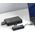 HUB 3-portowy input: USB-C 3.0 / output: 2x USB-A 3.0 + 1x USB-C 3.0 καλώδιο 0,15M - μαύρο
