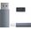 Προσαρμογέας USB-C σε USB-A - γκρι