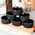 Miseczki do zapiekania ceramiczne czarne 260 ml 6 szt.