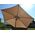 Saska Garden Parasol Ogrodowy Składany Beżowy 300 cm