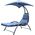 Saska Garden LEŻAK FOTEL Z PARASOLEM BERGAMO 200x125x180CM GRANAT