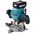 MAKITA.ΚΟΡΥΦΑΙΑ ΦΡΕΖΑ. 40V XGT RP001GZ 12mm