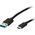 Kabel USB Blow USB-A - 2 m Czarny (66-125#)