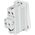 GNIAZDO NATYNKOWE POJEDYNCZE Z ŁĄCZNIKIEM ATLO-S1IP5-SW 220... 240V 10A ATLO