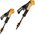 Kijki trekkingowe Nils Aluminiowe TK8605 regulowane 65-135cm