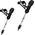 Kijki trekkingowe Nils Aluminiowe TK8602 regulowane 65-135cm