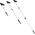 Kijki trekkingowe Nils Aluminiowe TK8602 regulowane 65-135cm