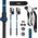 Kijki trekkingowe Nils Aluminiowe TK8601 regulowane 65-135cm