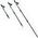Kijki trekkingowe Nils Aluminiowe TK8601 regulowane 65-135cm