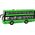 LeanToys Autobus Piętrowy Na Baterie Światła Dźwięki Napęd Frykcyjny Zielony 1:16