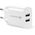 Φορτιστής τοίχου 2 x USB 2.4A λευκός