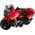 Mega Creative MOTOCYKL POLICJA P/B 13CM MIX4 MC DISP12/144/288