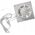 Ανεμιστήρας οικιακής χρήσης EUROPLAST E-Extra EE125WP, 125mm, με καλώδιο και διακόπτη