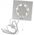 Ανεμιστήρας οικιακής χρήσης EUROPLAST E-Extra EE125WP, 125mm, με καλώδιο και διακόπτη