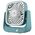 Portable Desktop Fan Kisonli F102, 1200mAh, Διαφορετικα χρωματα - 15053 έως 12 άτοκες Δόσεις