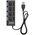 86-075# Rozgałęźnik usb wt.a-4xgn.a hub-07 czarny