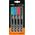 Marker budowlany gruby, 4 kolory, permanentny, wodoodporny, lakierowy, aluminiowy, 4 szt