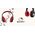 Słuchawki HelloKitty Hello Kitty słuchawki nauszne Bluetooth HKBHA1BKHLMK czarny/black Metal Logo