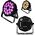 LIGHT4ME REFLEKTOR PROJEKTOR SCENICZNY LED KOLOROFON DISCO PAR 18x12W RGBWA-UV DMX