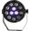LIGHT4ME REFLEKTOR SCENICZNY IMPREZOWY ULTRAFIOLETOWY DISCO PAR 12x1W UV LED V2