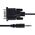 Adapter USB StarTech StarTech 9M351M-RS232-CABLE zmieniacz płci / kabli DB-9 3.5mm Czarny