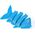 Zabawki Do Nurkowania 26029 Squiggle Wiggle Dive Fish  rozmiar M