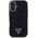 Etui Guess Denim Triangle Logo MagSafe   do iPhone 16 czarny
