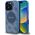 Etui Guess 4G Circle Classic Logo        MagSafe do iPhone 16 Pro niebieski