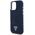 Etui Guess Denim Triangle Logo MagSafe   do iPhone 16 Pro niebieski
