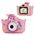 Aparat Cyfrowy 48MP Kamera 1080p dla Dziecka 5x Gry MP3 XREC X2 / Jednorożec Różowy