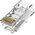Vention IDBR0-100 wtyczka RJ-45 Srebrny, Przezroczysty