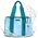 Case-Mate Large Travel Tote Bag - Wodoodporna torba na ramię z etui na telefon (Emerald Blue Soap Bubble)