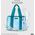 Case-Mate Large Travel Tote Bag - Wodoodporna torba na ramię z etui na telefon (Emerald Blue Soap Bubble)