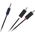 Kabel Cabletech Kabel Jack 3.5-2RCA 1.8m Cabletech standard
