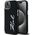 Case Karl Lagerfeld Silicone Metal Script Logo for iPhone 15 black