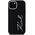 Case Karl Lagerfeld Silicone Metal Script Logo for iPhone 15 black