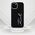 Case Karl Lagerfeld Silicone Metal Script Logo for iPhone 15 black