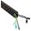Organizer kabli, G�sia szyja z magnetycznym mocowaniem, czarno-pomara�czowy, 1285mm, do sto��w z regulacj� wysoko�ci, Powerton