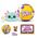 5SURPRISE 5 SURPRISE set of miniatures Plushy Pets, 2 series, assort., 77488GQ2
