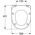 Καπάκι τουαλέτας Gustavsberg Nordic 8M56S101, SoftClose