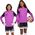 Koszulka bramkarska dla dzieci adidas Squadra 25 Long Sleeve fioletowa JJ1939 164cm