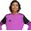 Koszulka bramkarska dla dzieci adidas Squadra 25 Long Sleeve fioletowa JJ1939 164cm