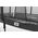 Trampolina ogrodowa Salta ogrodowa First Class z siatką wewnętrzną 366 x 214 cm czarna