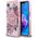 Θήκη Guess IML Flowers MagSafe για iPhone 16e ροζ