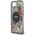 Θήκη Guess IML Flowers MagSafe για iPhone 16e μαύρο
