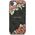 Θήκη Guess 4G Flowers Print MagSafe για iPhone 16e μαύρο