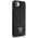 Θήκη Guess Grained Hot Stamp Peony Triangle Logo MagSafe για iPhone 16e μαύρο