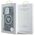 Θήκη Guess IML Metal Glitter 4G Circle Triangle MagSafe για iPhone 16 Pro Max μπλε