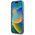 Θήκη Guess IML Metal Glitter 4G Circle Triangle MagSafe για iPhone 16 Pro Max μπλε
